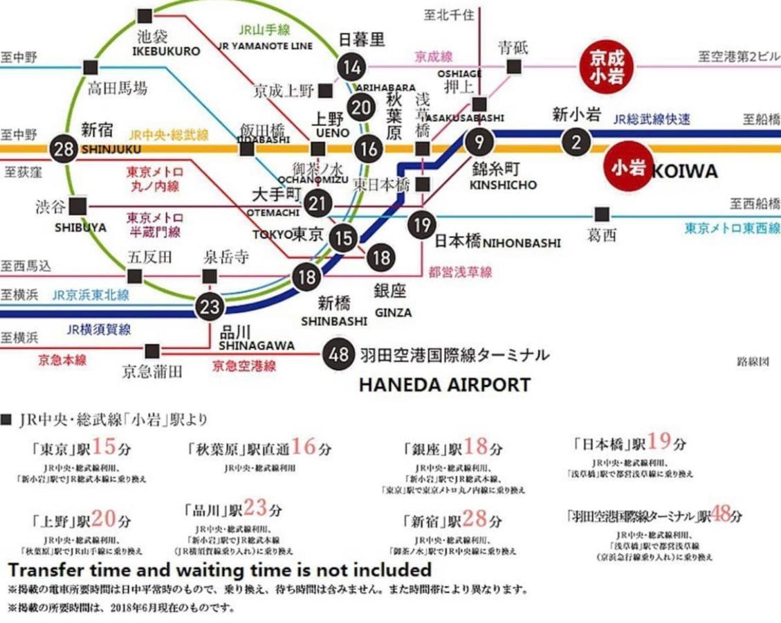 Appartamento 一棟貸切宿, Harmonia東京小岩 6名max,wifi有,秋葉原16分新宿33分,ディズニー電車48分, 駐車場ありません *